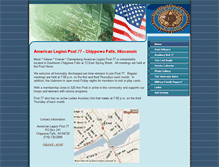 Tablet Screenshot of amlegionpost77.org